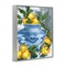 Stupell Industries Indigo & Lemon Vase Framed Giclee, design by Melissa Wang